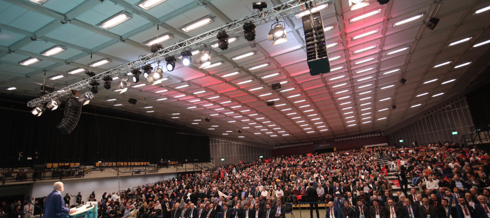 Saadet partisinin Avrupa teşkilatının kuruluşunun 10. yılı etkinliği Almanya'da  yapıldı